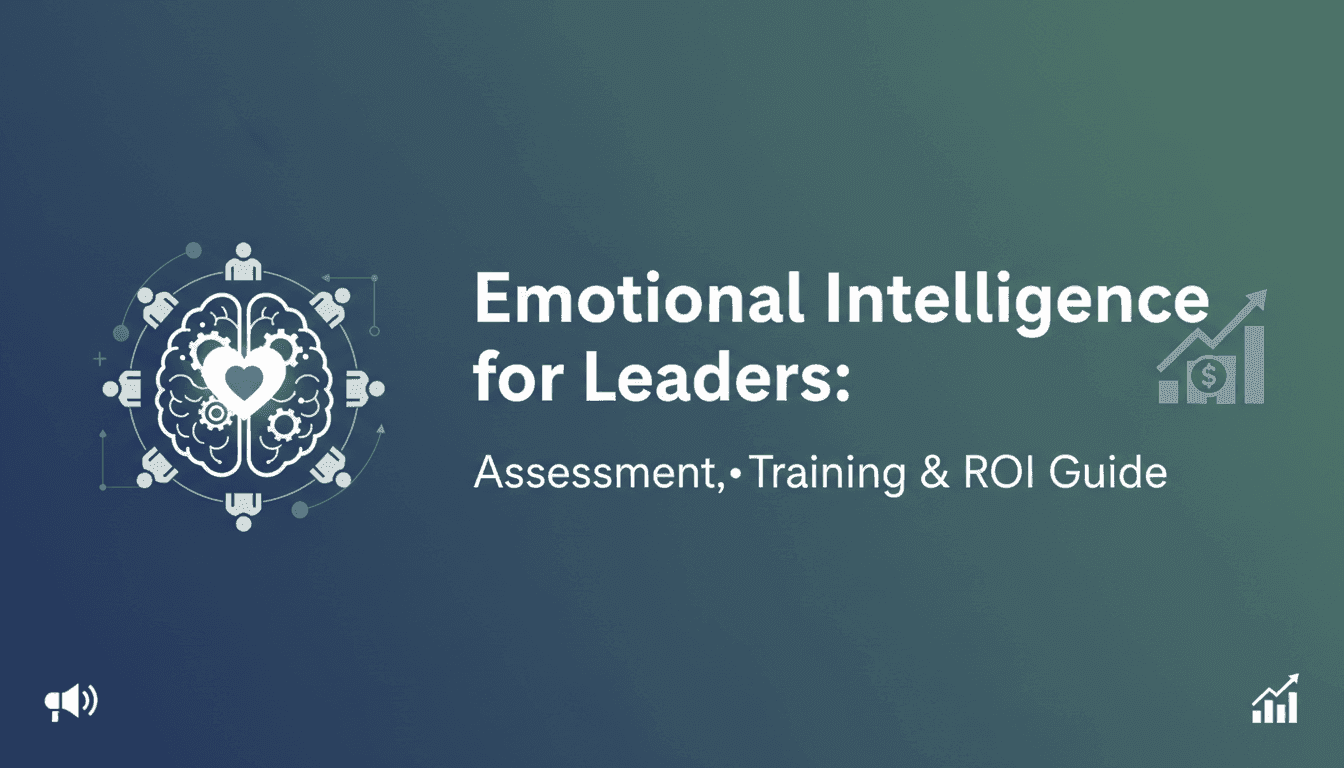 Emotional Intelligence for Leaders: Assessment, Training & ROI Guide