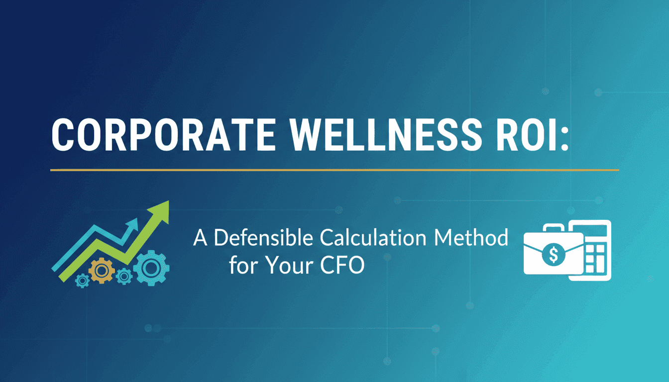 Corporate Wellness ROI: A Defensible Calculation Method for Your CFO