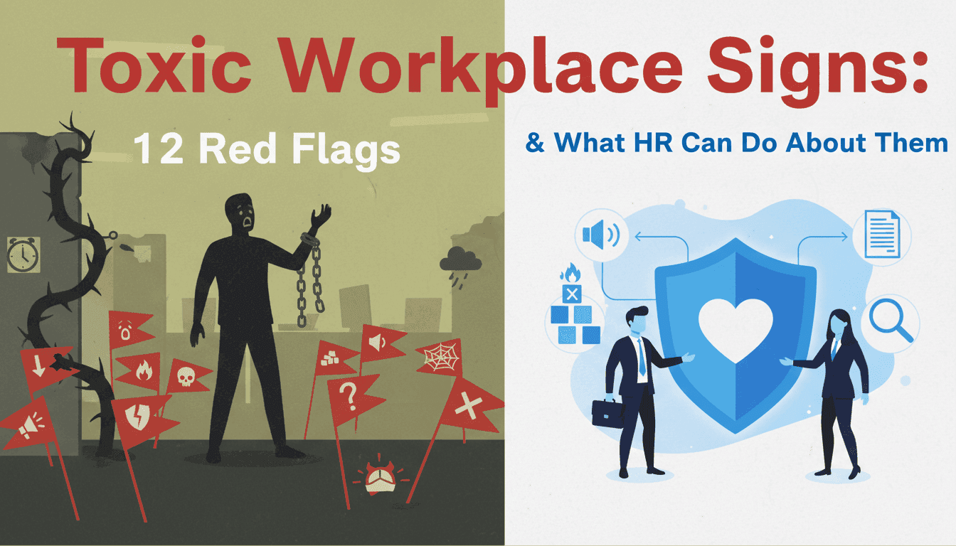 Toxic Workplace Signs: 12 Red Flags & What HR Can Do About Them