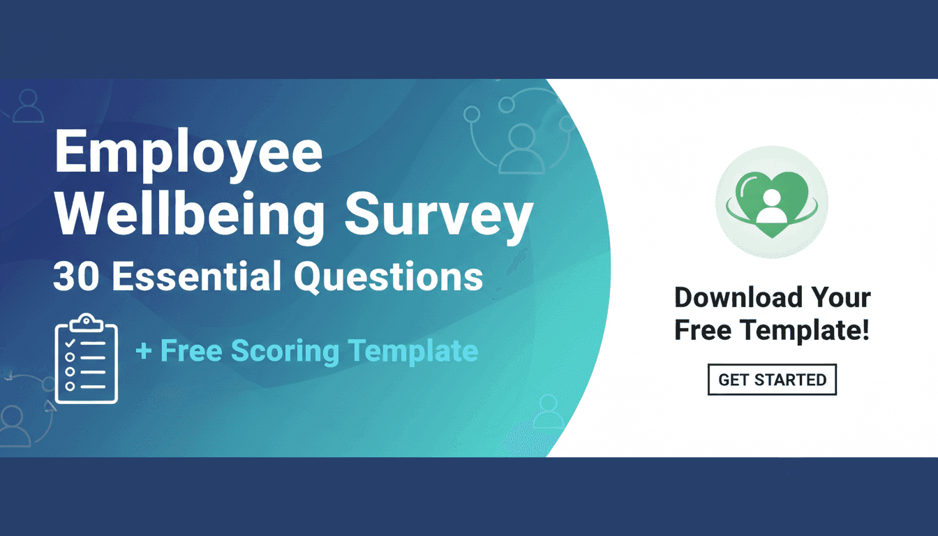 Employee Wellbeing Survey: 30 Essential Questions + Free Scoring Template