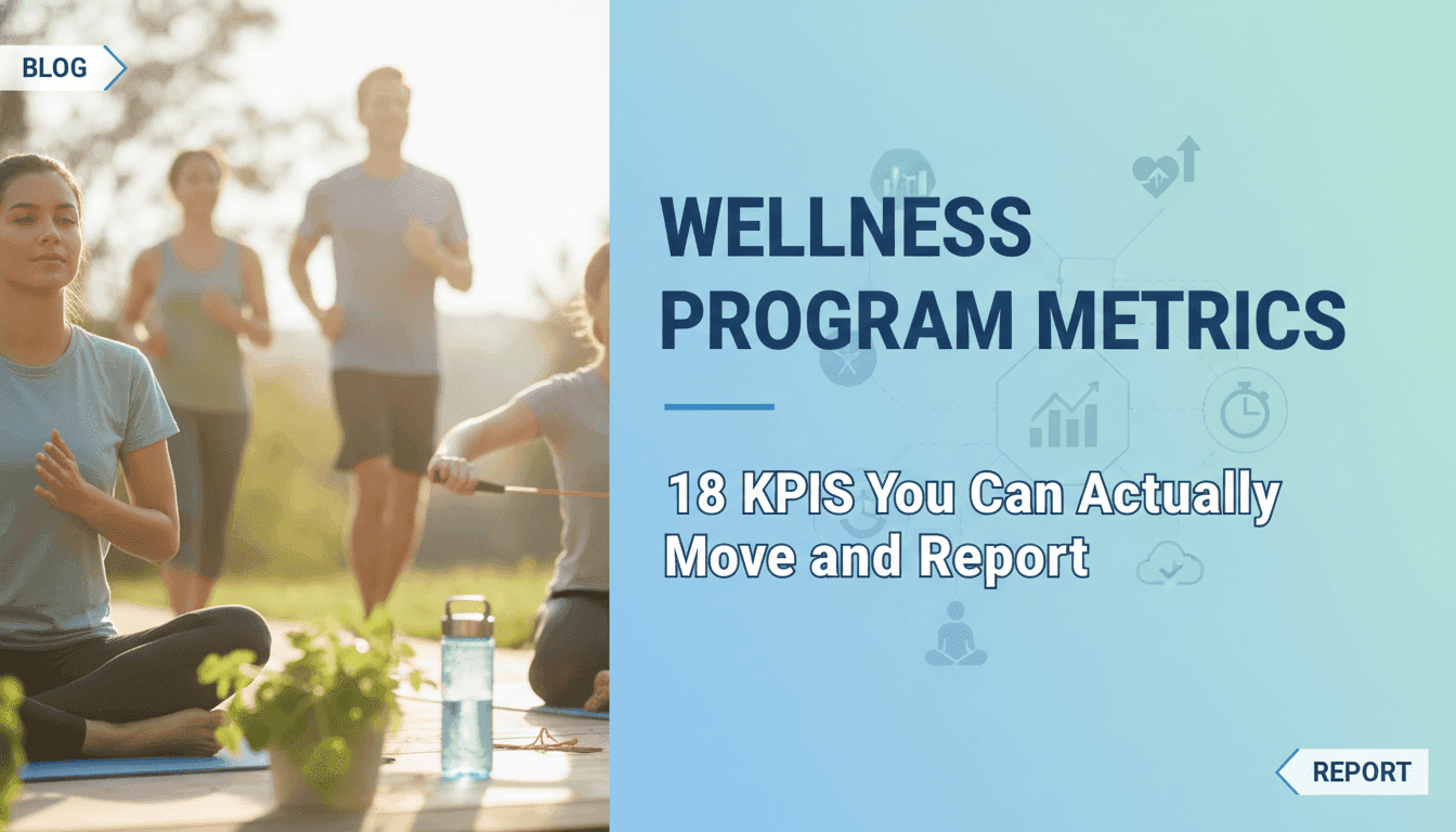Wellness Program Metrics: 18 KPIs You Can Actually Move and Report