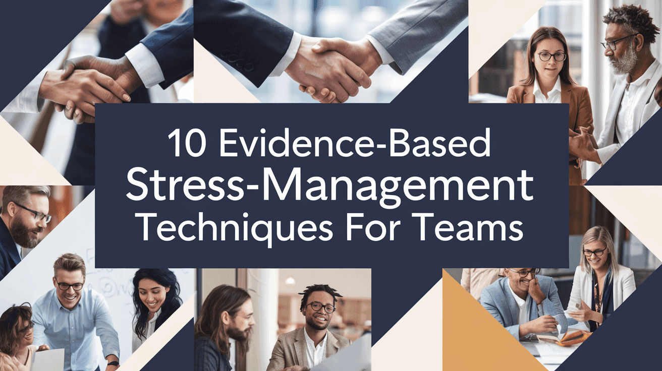 10 Evidence-Based Stress-Management Techniques for Teams