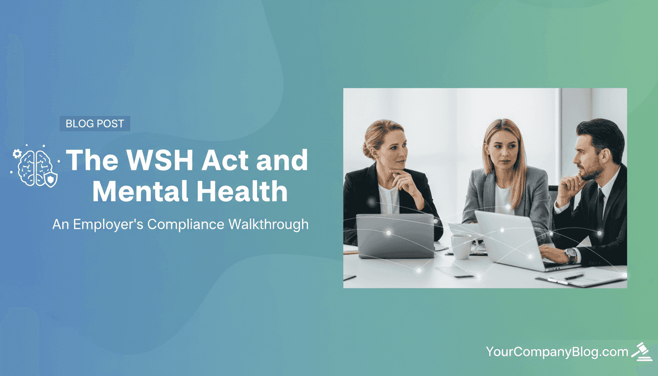 The WSH Act and Mental Health: An Employer's Compliance Walkthrough