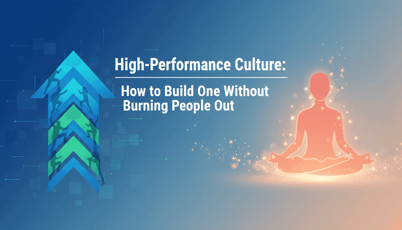 High-Performance Culture: How to Build One Without Burning People Out