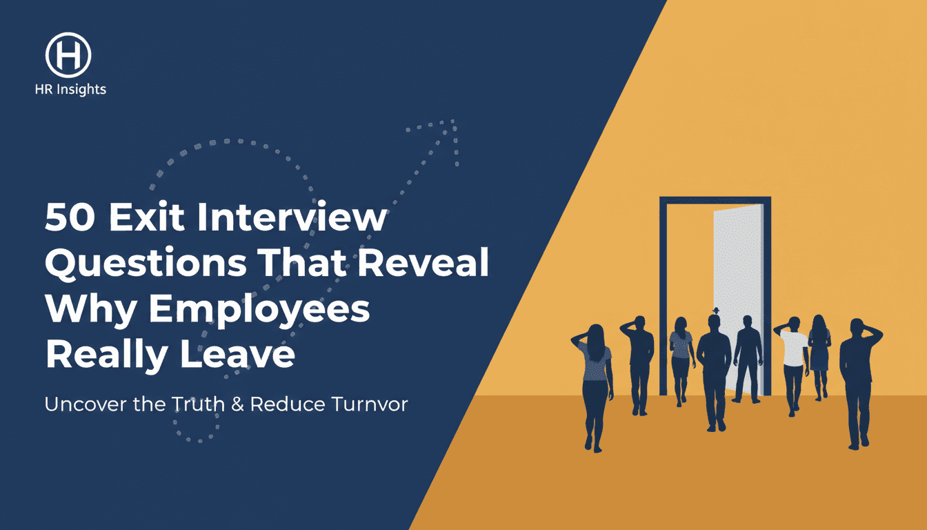 50 Exit Interview Questions That Reveal Why Employees Really Leave