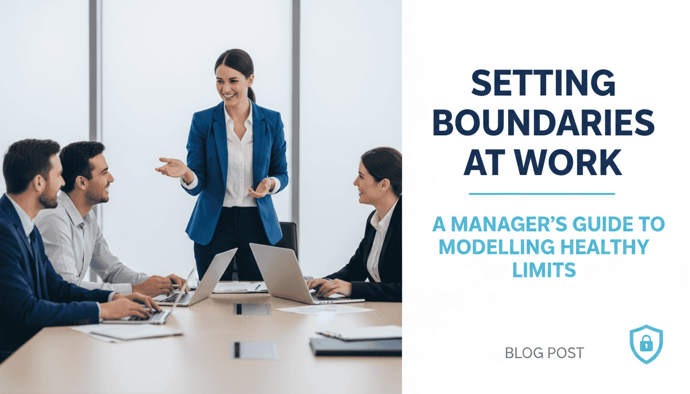 Setting Boundaries at Work: A Manager's Guide to Modelling Healthy Limits