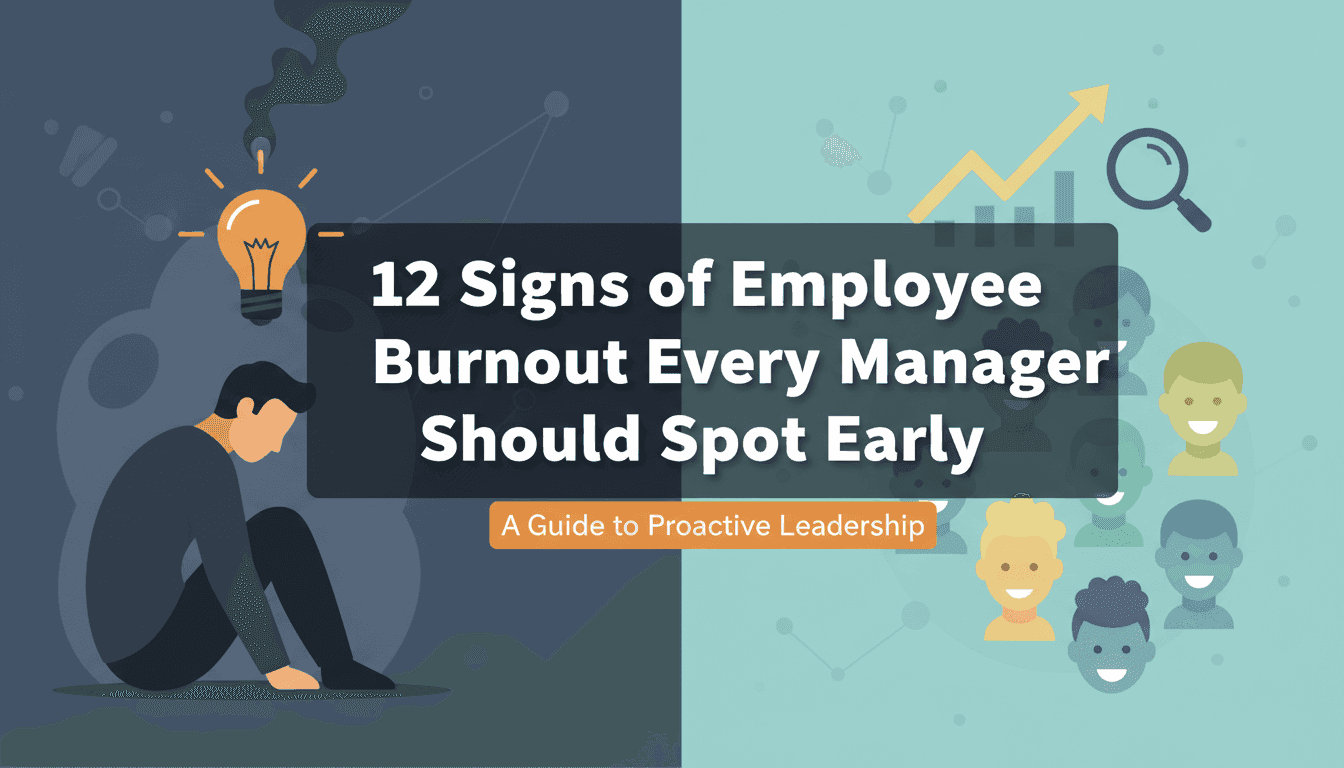 12 Signs of Employee Burnout Every Manager Should Spot Early