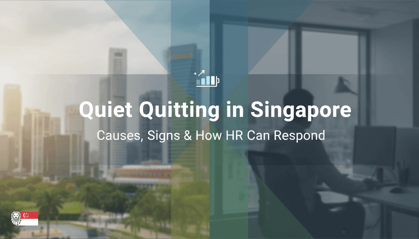 Quiet Quitting in Singapore: Causes, Signs & How HR Can Respond