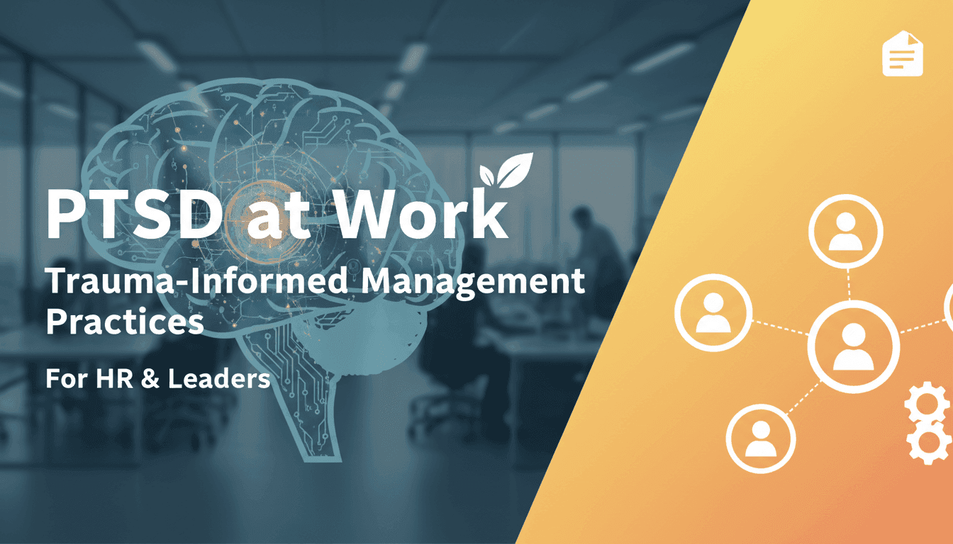 PTSD at Work: Trauma-Informed Management Practices for HR & Leaders