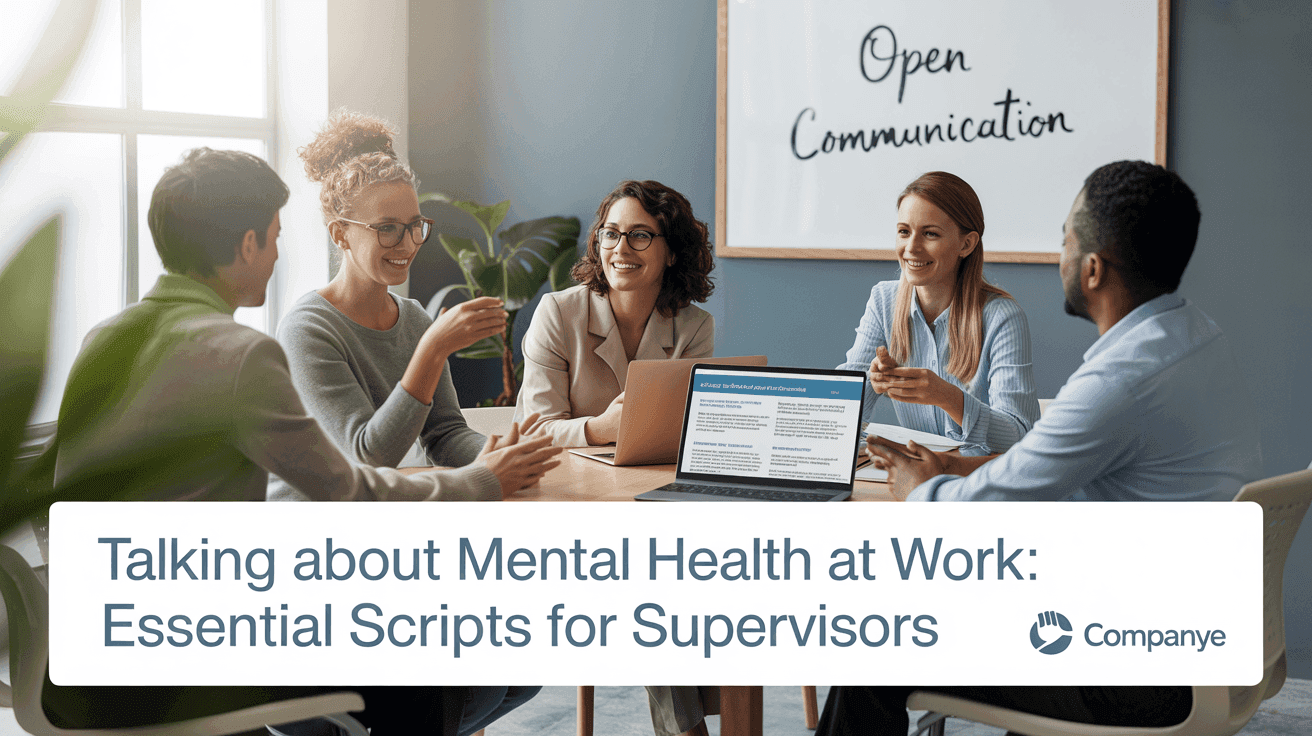 Talking About Mental Health at Work: Essential Scripts for Supervisors