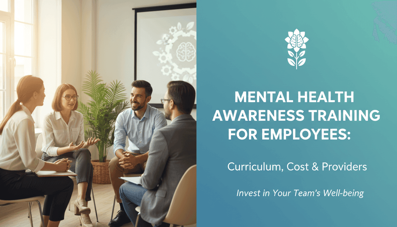 Mental Health Awareness Training for Employees: Curriculum, Cost & Providers