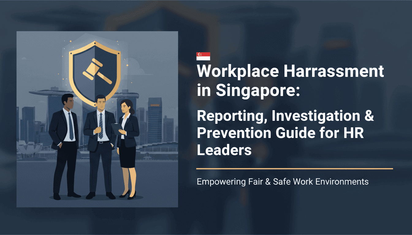 Workplace Harassment in Singapore: Reporting, Investigation & Prevention Guide for HR Leaders