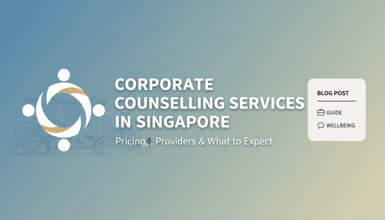 Corporate Counselling Services in Singapore: Pricing, Providers & What to Expect