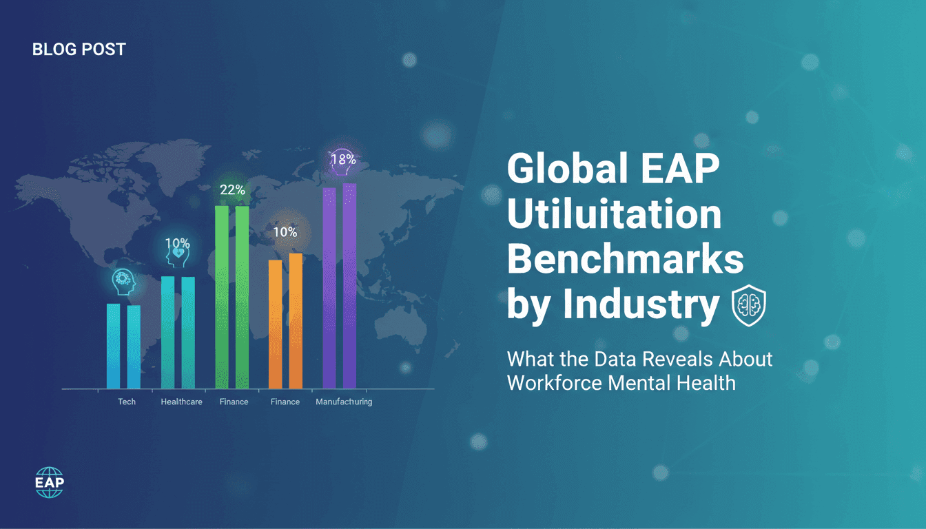 Global EAP Utilisation Benchmarks by Industry: What the Data Reveals About Workforce Mental Health