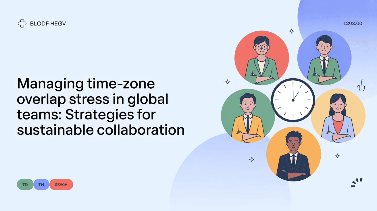 Managing Time-Zone Overlap Stress in Global Teams: Strategies for Sustainable Collaboration