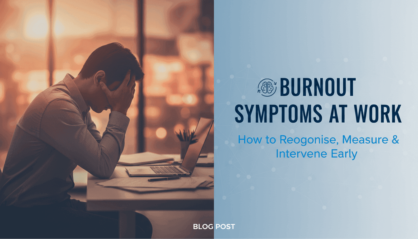 Burnout Symptoms at Work: How to Recognise, Measure & Intervene Early