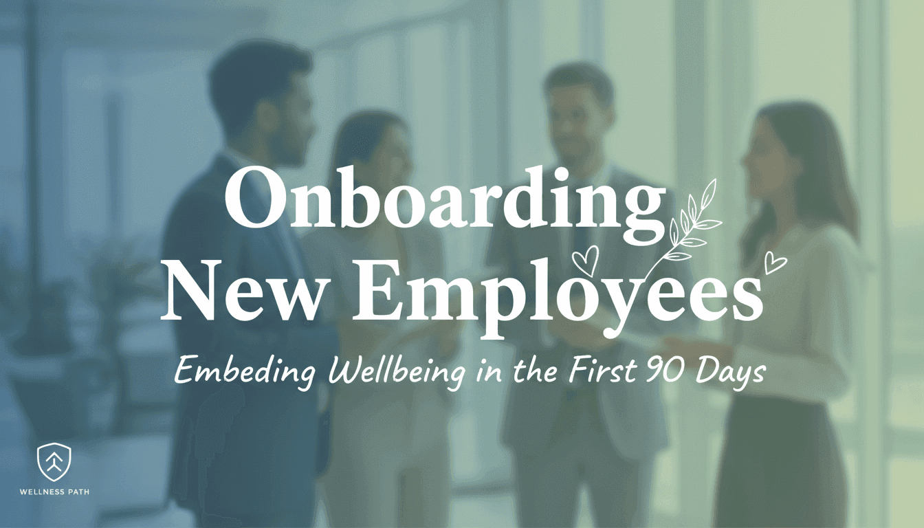 Onboarding New Employees: Embedding Wellbeing in the First 90 Days