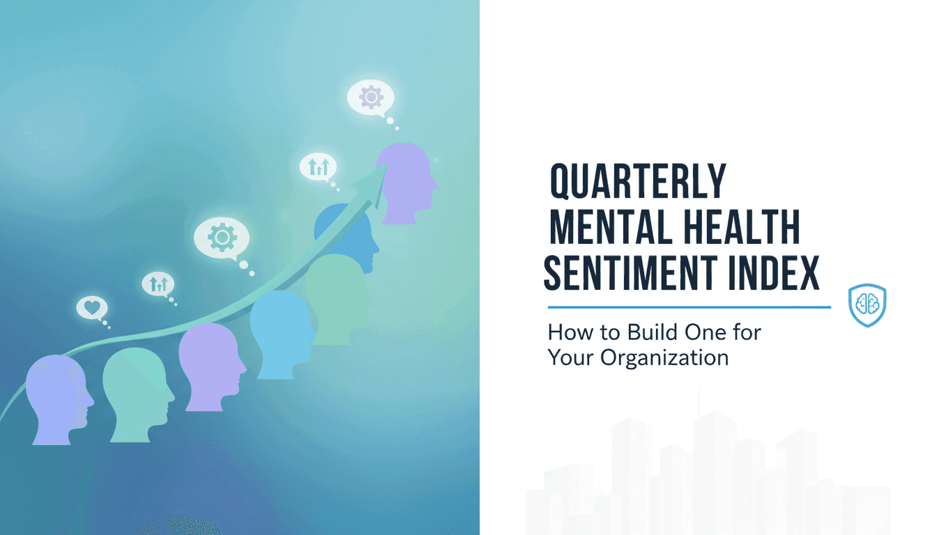 Quarterly Mental Health Sentiment Index: How to Build One for Your Organization